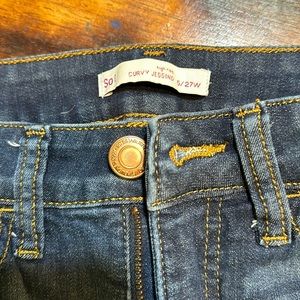 SO curvy high rise jeggings